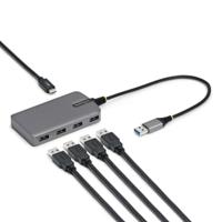Hub USB Startech 5G4AC-USB-A-HUB Grijs