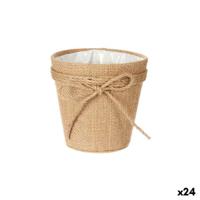 Grondlegger Ibergarden Bruin Stof Touw Plastic Lasso 14 x 12,5 x 14 cm 12,5 x 12 x 12,5 cm 14 x 13 x 15 cm (24 Stuks)