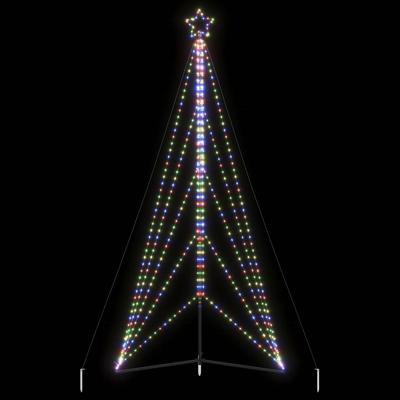 Kerstboomverlichting 615 kleurrijke LED's 404,5 cm