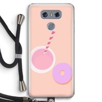 Donut: LG G6 Transparant Hoesje met koord