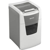 Leitz IQ Office 150 Autofeed P5 Papierversnipperaar Micro cut 2 x 15 mm 44 l Aantal bladen (max.): 150 vellen Veiligheidsniveau 5 Ook geschikt voor Paperclips,