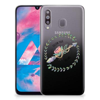 Samsung Galaxy M30 Telefoonhoesje met Naam Boho Dreams Samsung Galaxy M30 Telefoonhoesje met Naam Boho Dreams