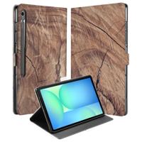Samsung Galaxy Tab S10 FE Plus Tablet Hoesje Tree Trunk met Standaard Samsung Galaxy Tab S10 FE Plus Tablet Hoesje Tree Trunk met Standaard