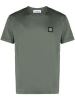 Stone Island t-shirt en coton à motif Compass - Vert