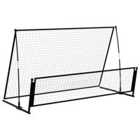 The Living Store Rebounder Voetbal - Draagbaar - 202 x 104 x 120 cm - Reactieve vaardigheden - Weerbestendig