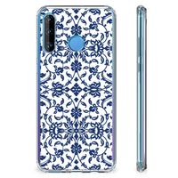 Huawei P30 Lite Case Flower Blue - thumbnail