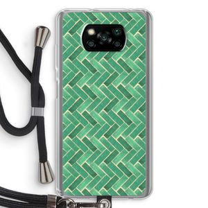 Moroccan tiles 2: Xiaomi Poco X3 Pro Transparant Hoesje met koord