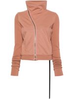 Rick Owens DRKSHDW sweat en coton à fermeture zippée - Rose - thumbnail