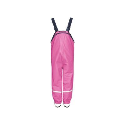 Playshoes regenbroek bretels fleece gevoerd Uni Fuchsia-104