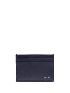 Bally portefeuille en cuir à logo imprimé - Bleu