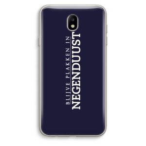 Blijve plakken in Negenduust: Samsung Galaxy J7 (2017) Transparant Hoesje