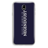 Blijve plakken in Negenduust: Samsung Galaxy J7 (2017) Transparant Hoesje
