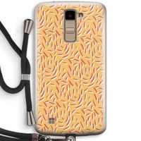 Camouflage: LG K10 (2016) Transparant Hoesje met koord