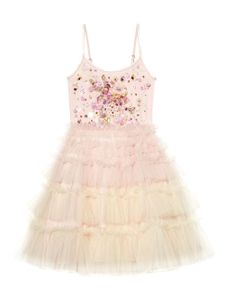 Tutu Du Monde robe en tulle à sequins - Rose