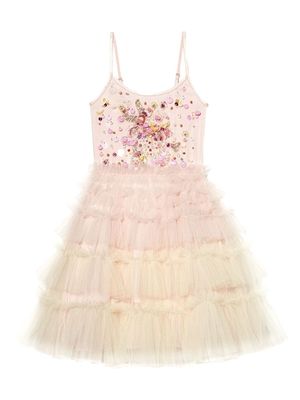 Tutu Du Monde robe en tulle à sequins - Rose