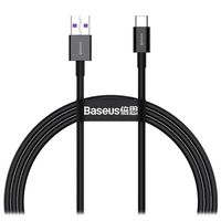 Baseus Superior Serie USB-C Data & Oplaadkabel - 66W, 2m - Zwart - thumbnail