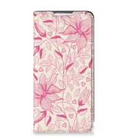 Samsung Galaxy S22 Plus Smart Cover Pink Flowers