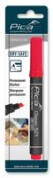 Pica 521/40 Permanent Marker beitel rood blister - PI52140SB