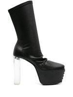 Rick Owens bottes à bout ouvert - Noir - thumbnail