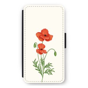 Red poppy: iPhone 12 mini Flip Hoesje