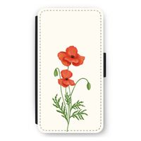 Red poppy: iPhone 12 mini Flip Hoesje