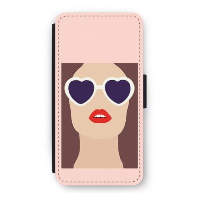 Red lips: iPhone 12 Flip Hoesje