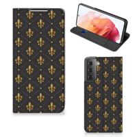 Samsung Galaxy S21 | Hoesje met Magneet | Franse Lelie
