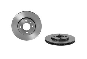 Remschijf COATED DISC LINE BREMBO, Remschijftype: Binnen geventileerd, u.a. für VW, Seat, Skoda