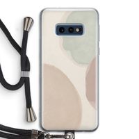 Geo #8: Samsung Galaxy S10e Transparant Hoesje met koord