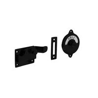 Intersteel WC slot met hendel met bocht vrij-bezet mat zwart