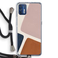 Geo #2: Motorola Moto G9 Plus Transparant Hoesje met koord