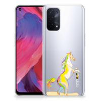 OPPO A93 5G Telefoonhoesje met Naam Horse Color - thumbnail