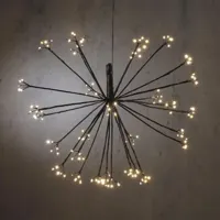 Luca Lighting LED paardenbloem hangend 160 lampjes Ø70 x 40cm