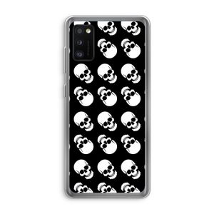 Musketon Skulls: Samsung Galaxy A41 Transparant Hoesje
