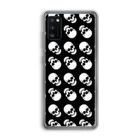 Musketon Skulls: Samsung Galaxy A41 Transparant Hoesje