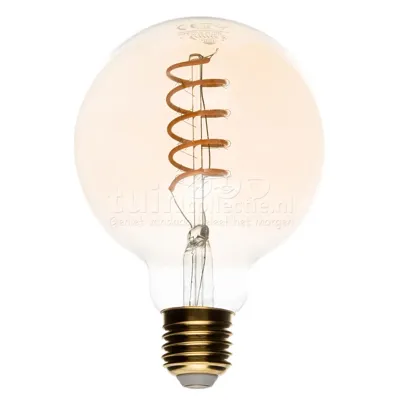 LED Filamentlamp Retro Goud Dimbaar Ø9,5cm