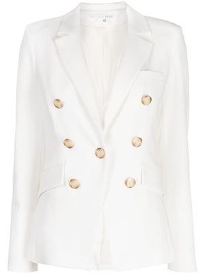 Veronica Beard blazer Clifton Dickey à boutonnière croisée - Blanc