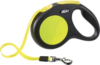 Flexi rollijn new neon tape zwart / geel