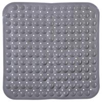 5Five Anti-slip mat - badkamer - douche/bad - grijs - 54 x 54 cm - vierkant
