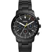 Fossil Goodwin chronograaf zwart roestvrij stalen horloge 44 mm FS5413