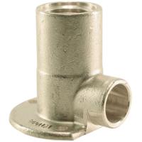 Riko Messing Soldeer Muurplaat Hoog 3/4x22mm