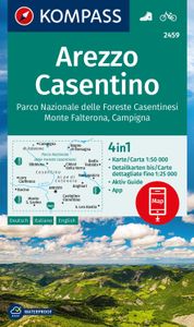 Wandelkaart 2459 Arezzo - Casentino | Kompass