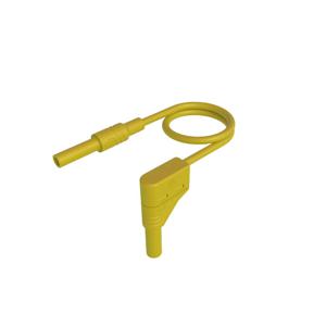 SKS Hirschmann MAL S WG-B 100/2,5 gelb Veiligheidsmeetsnoer [4mm-veiligheidsstekker - 4mm-veiligheidsstekker] 100 cm Geel 1 stuk(s)
