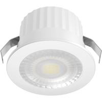 LED Veranda Spot Verlichting - Brinton Glowix - 3W 260 lm 38D - Natuurlijk Wit 4000K - Inbouw - Rond - Wit - Ø44mm Buitenmaat - Ø32mm Zaagmaat