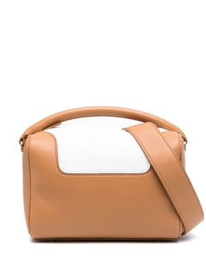 Elleme sac à main Treasure à design colour block - Marron