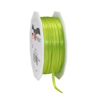 Cadeaulint Satijn - 0.3 cm x 50 meter - Lime groen - cadeaus inpakken - sierlint