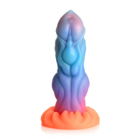 XR Brands Alien Invader - Alien Glow-in-the-Dark Silicone Dildo - thumbnail