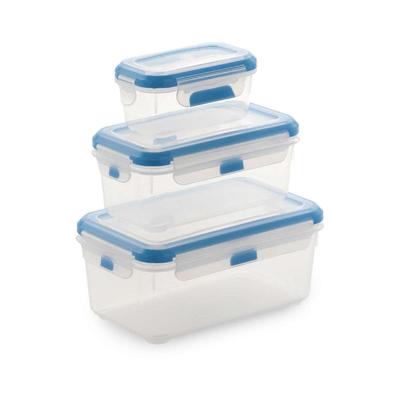 Set 3 Lunchboxen SP Berner super lock Rechthoekig Transparant Plastic (3 Stuks)