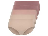 esmara 5 dames hipsters (roze/beige, XXL)