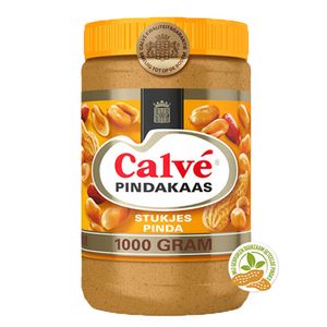 Calvé - Pindakaas met stukjes pinda - 1kg